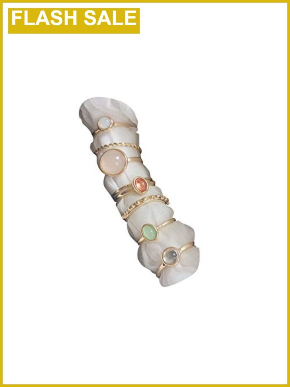 Vintage Stackable Knuckle Ring Set for Women - Midi to Regular Sizes, Zinc